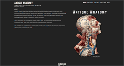 Desktop Screenshot of antiqueanatomy.com