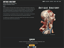 Tablet Screenshot of antiqueanatomy.com